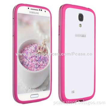 Slim-edged Frame Mobile Phone Cases for Samsung Galaxy S4, Decoration Your Phone More Beautiful